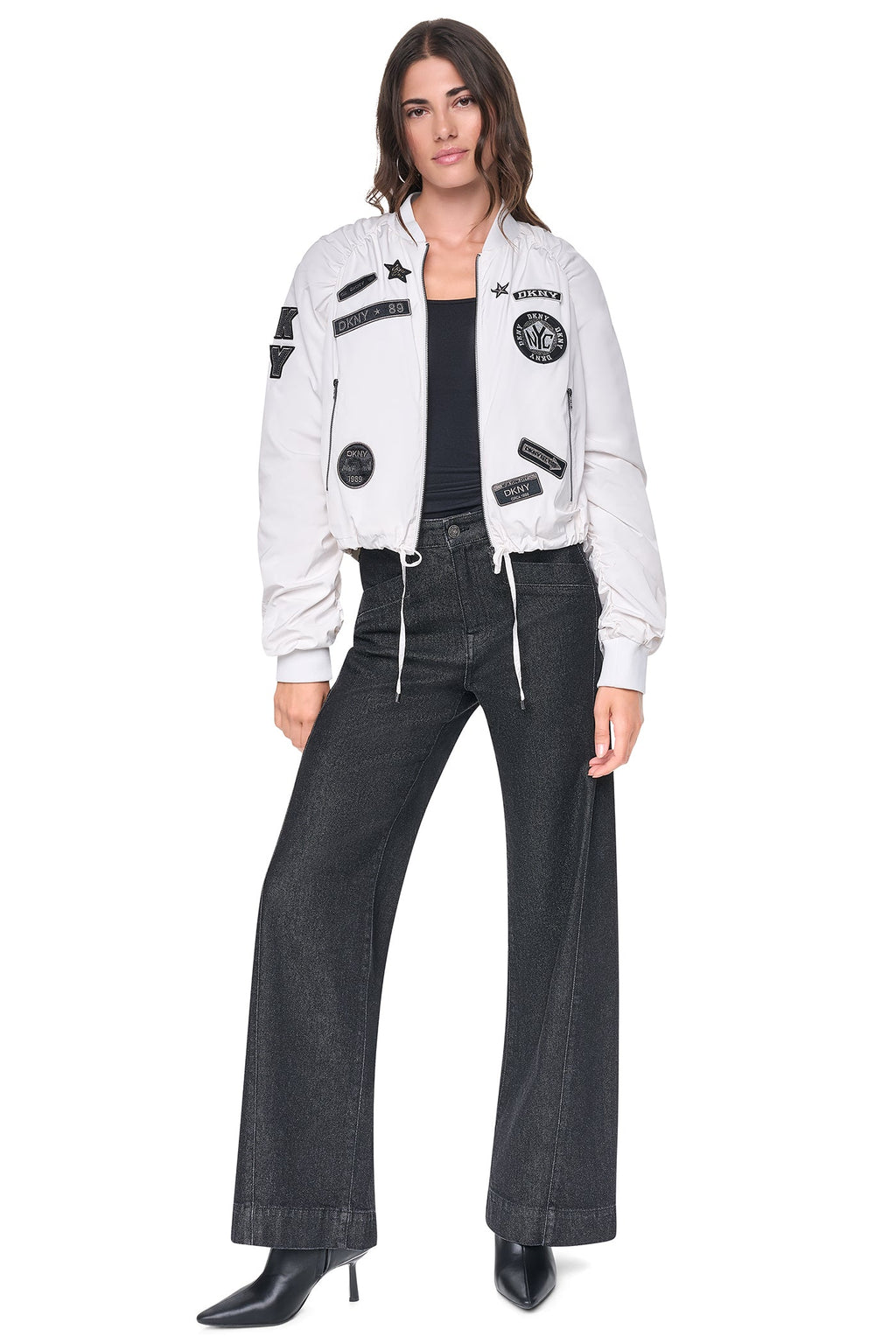 PINS & PATCHES RUCHED JACKET
