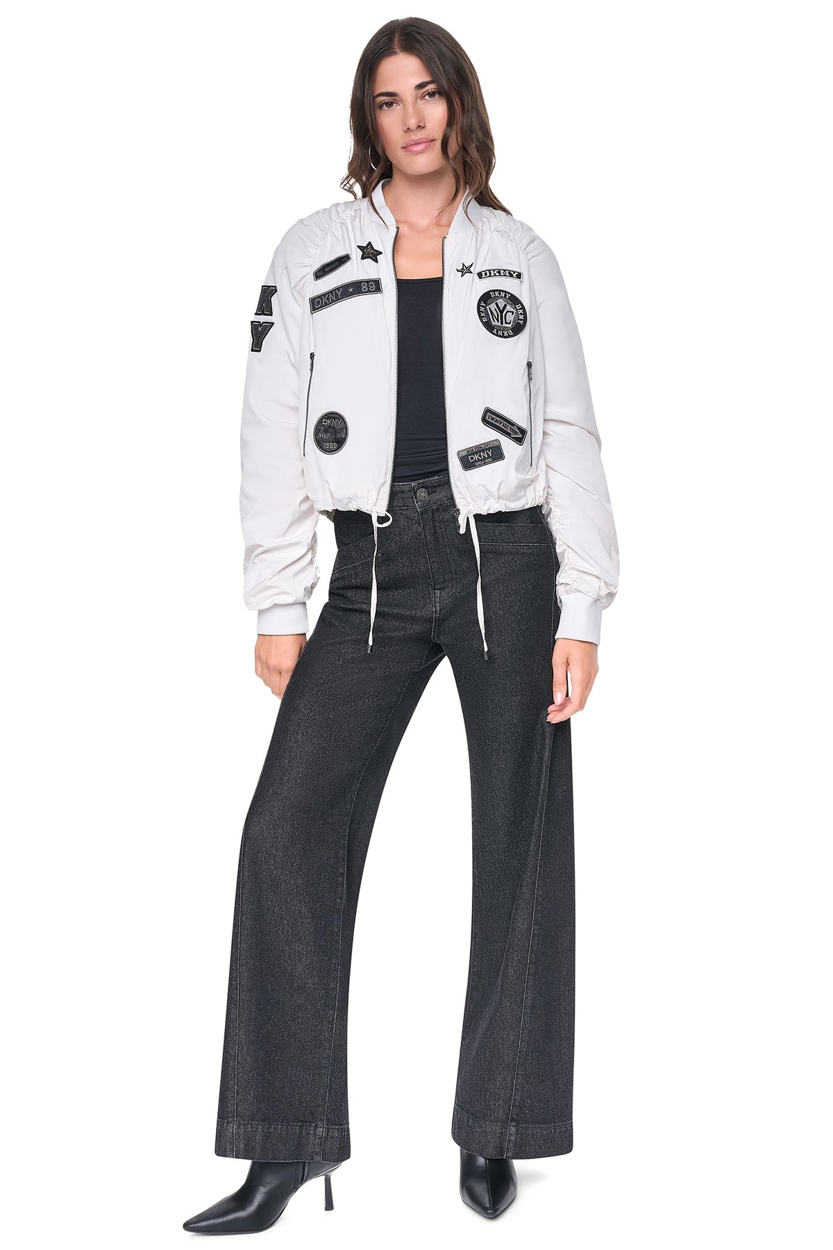 PINS & PATCHES RUCHED JACKET