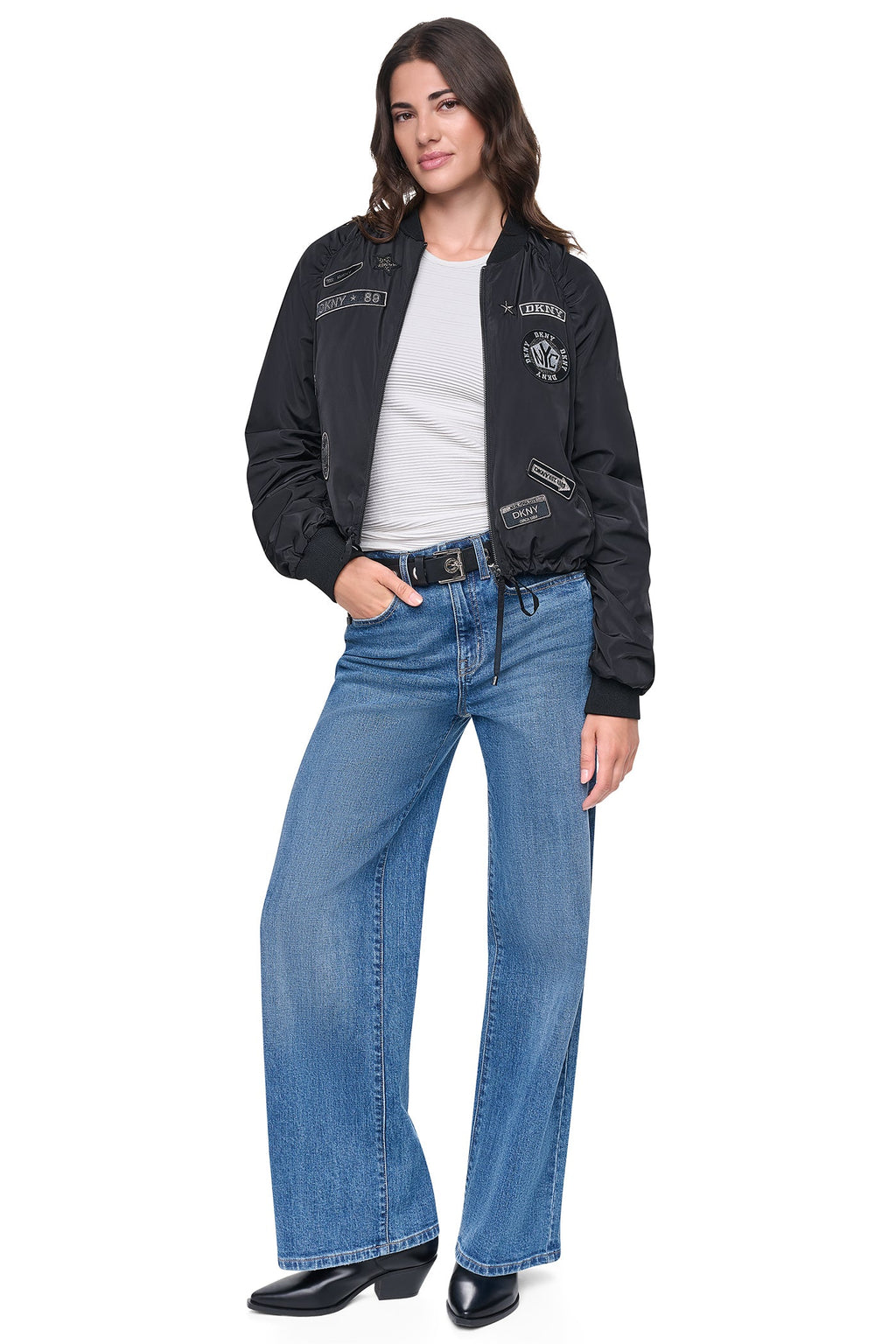 PINS & PATCHES RUCHED JACKET