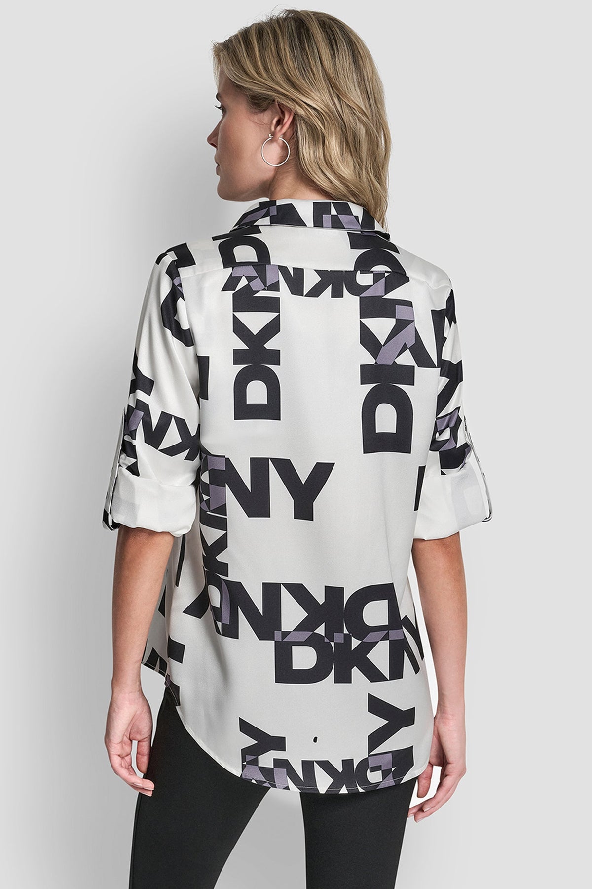 LOGO ROLL TAB SHIRT