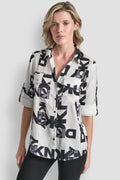 LOGO ROLL TAB SHIRT