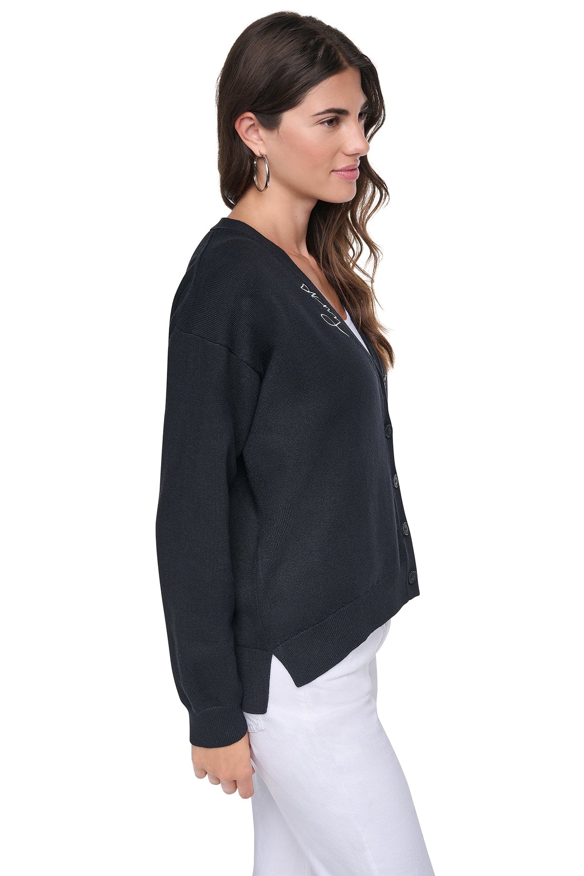 BRUSHSTROKE HEART CARDIGAN