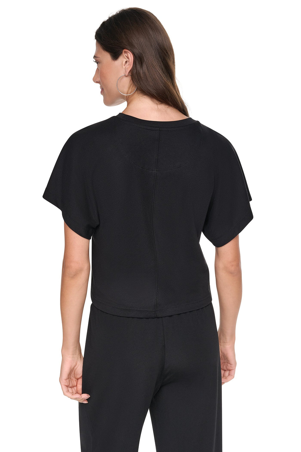 EMBELLISHED LOGO DOLMAN TEE