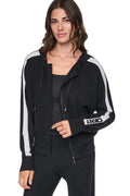 LOGO STRIPE HOODIE SWEATER