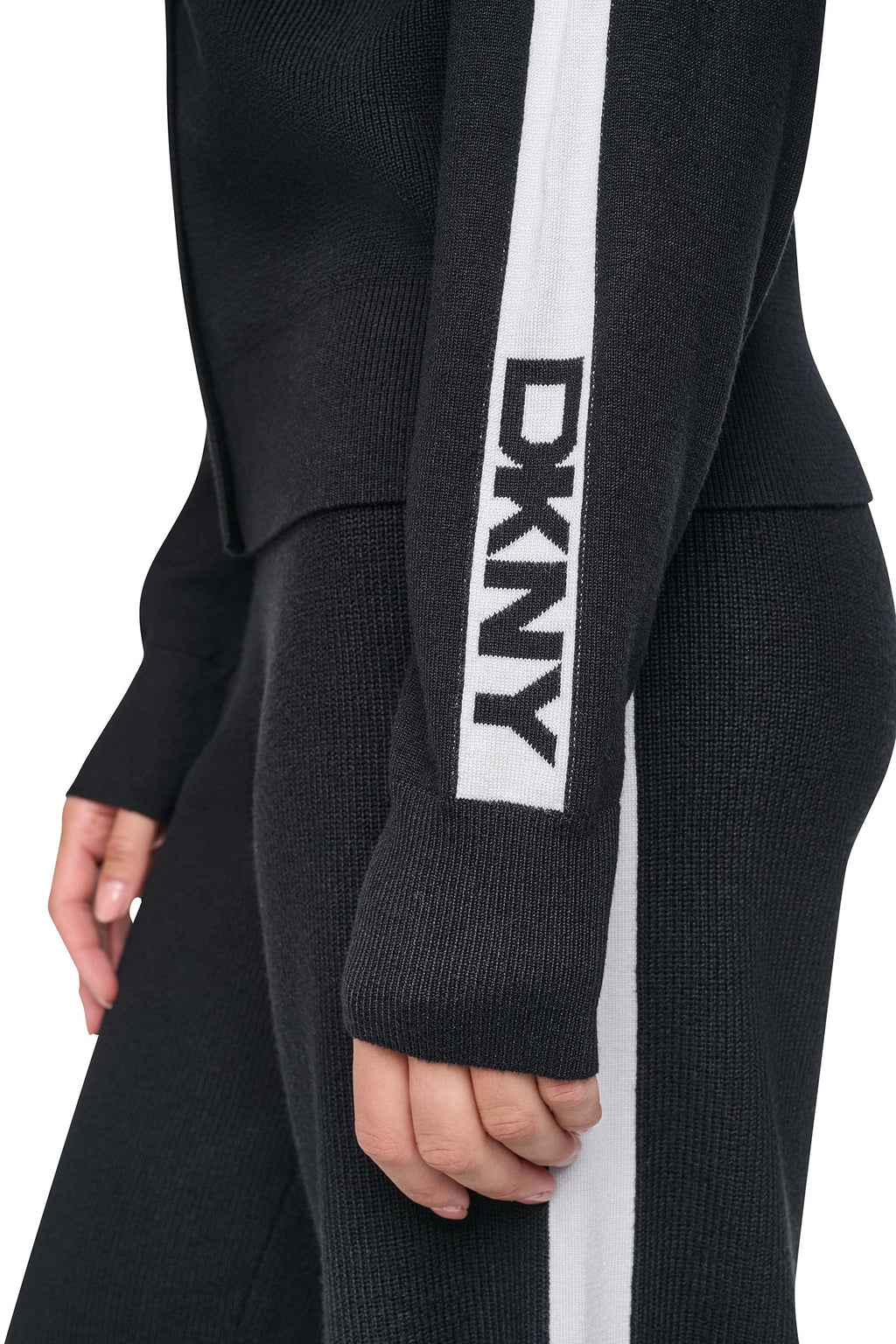 LOGO STRIPE HOODIE SWEATER
