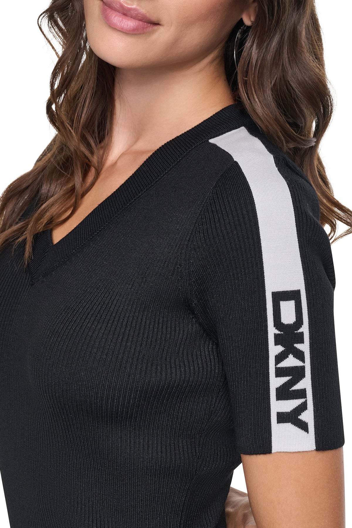 LOGO STRIPED SWEATER