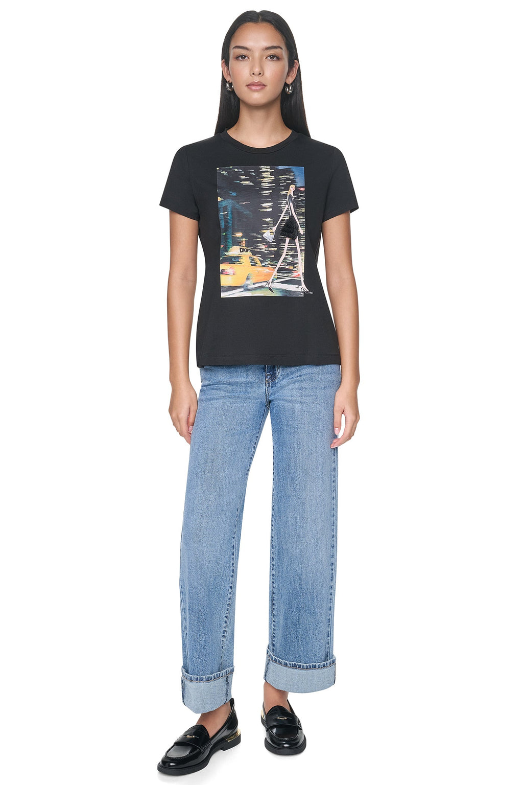 NYC NIGHTS GRAPHIC TEE