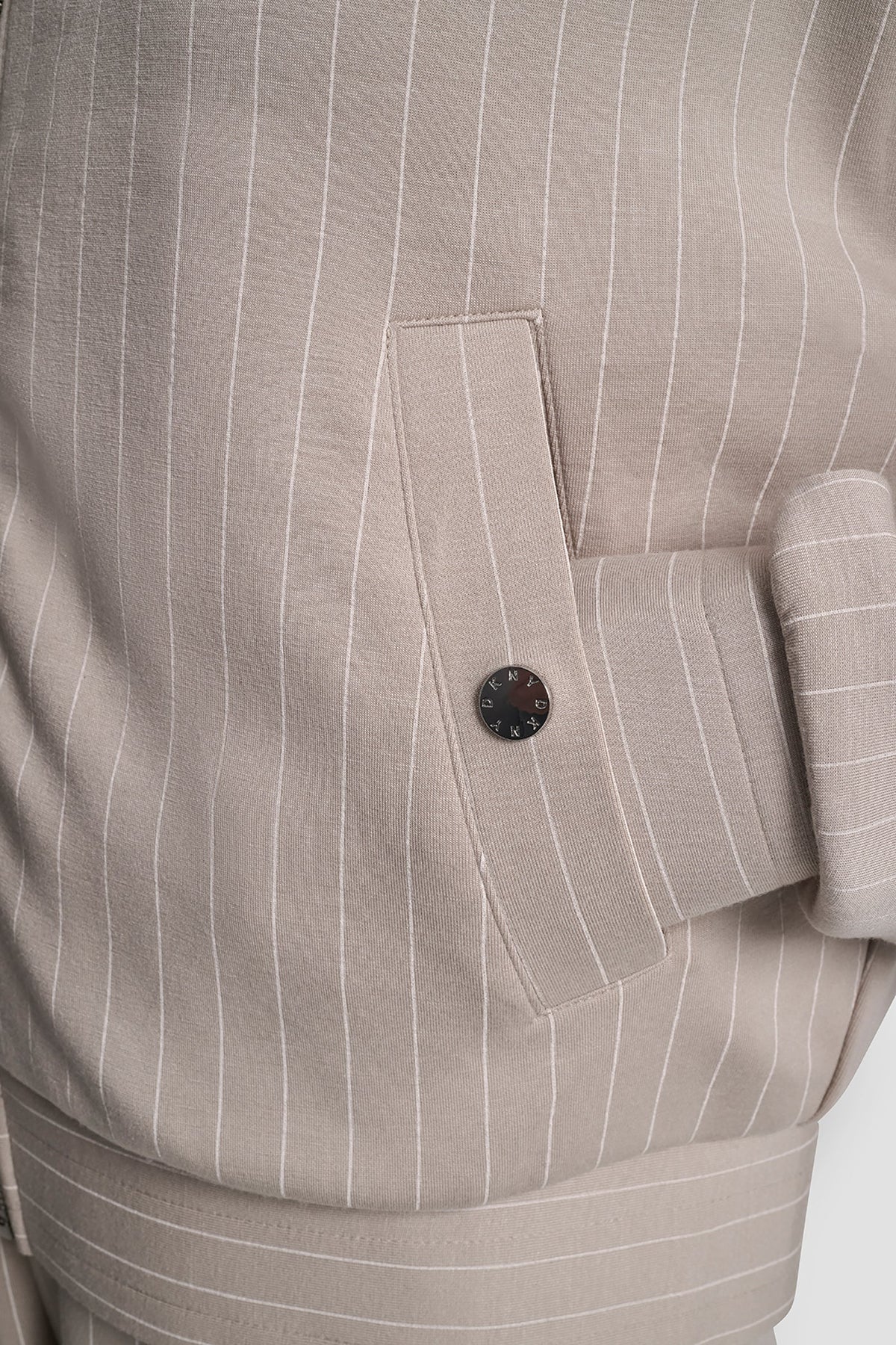 PINSTRIPED TRACK JACKET
