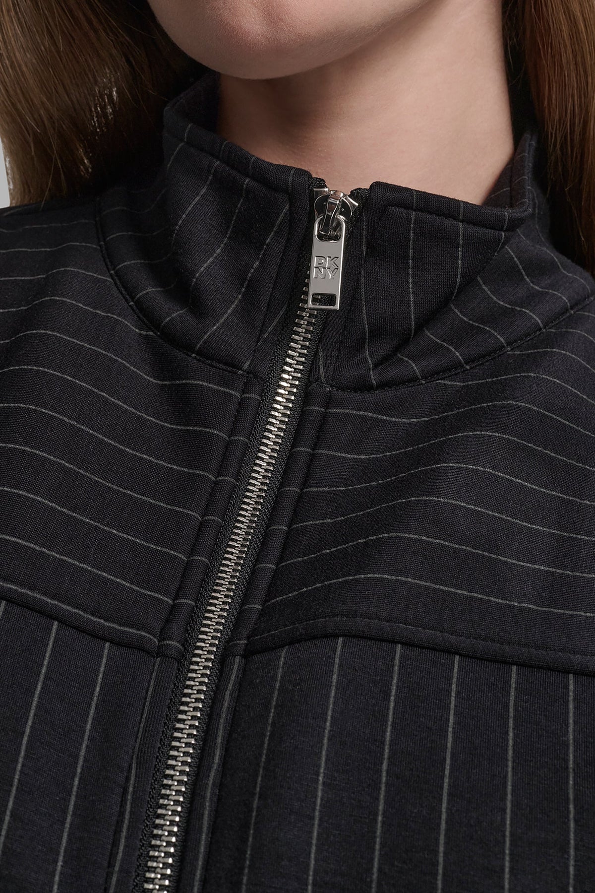 PINSTRIPED TRACK JACKET
