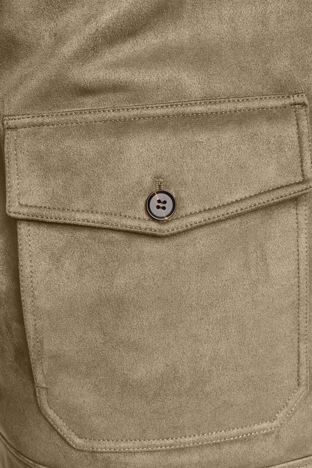 FAUX SUEDE TRUCKER JACKET