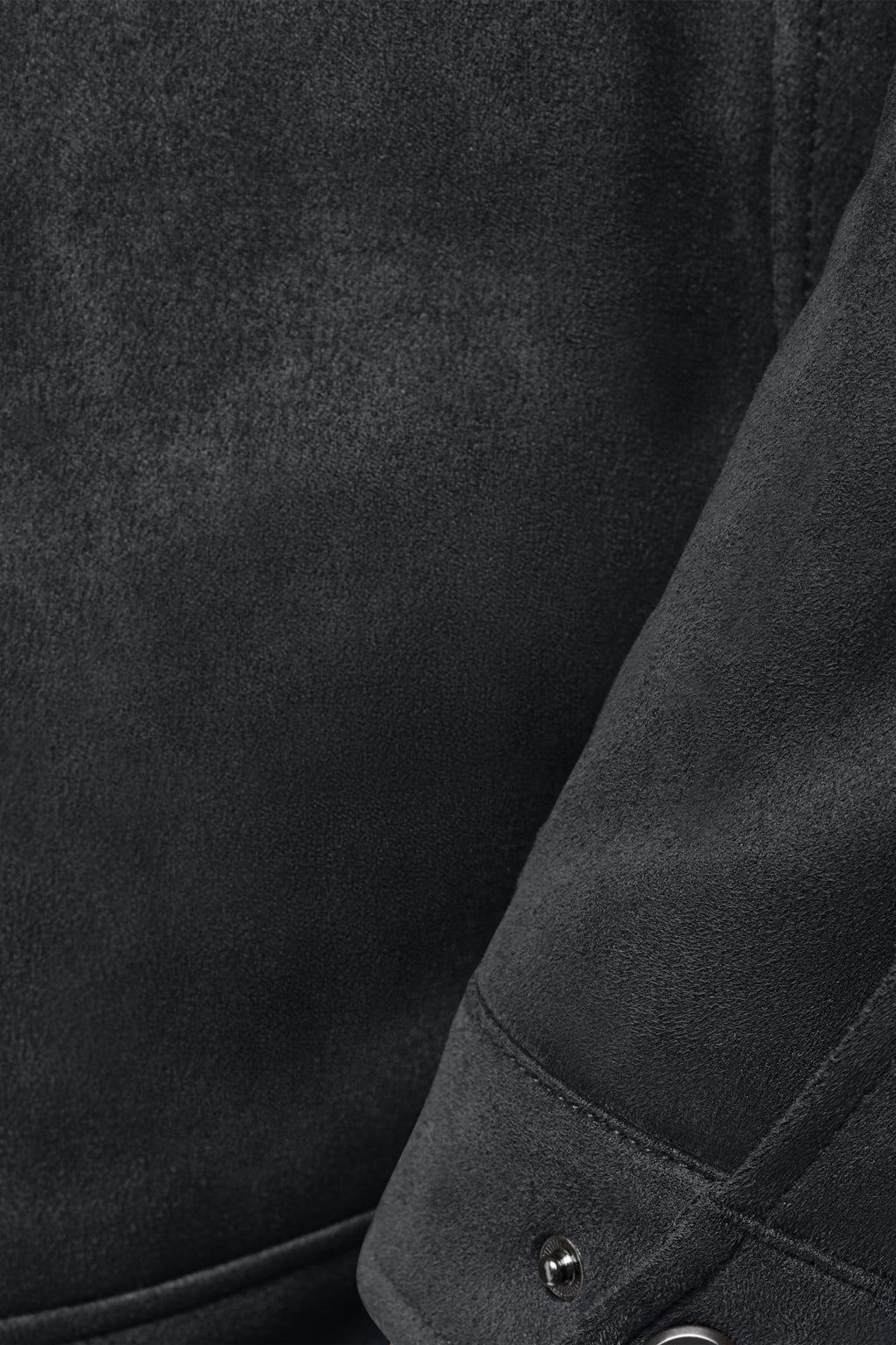 FAUX SUEDE TRUCKER JACKET