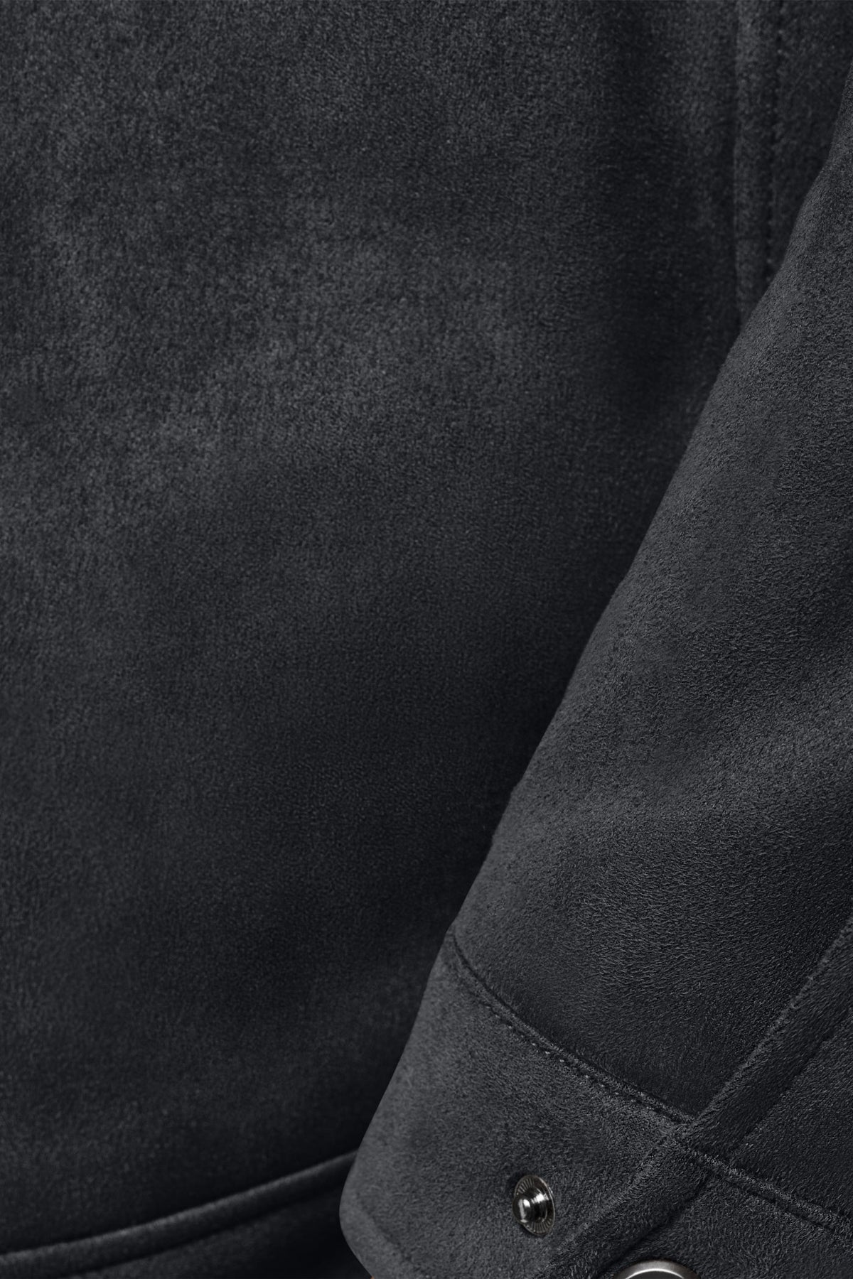 FAUX SUEDE TRUCKER JACKET