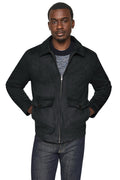 FAUX SUEDE TRUCKER JACKET