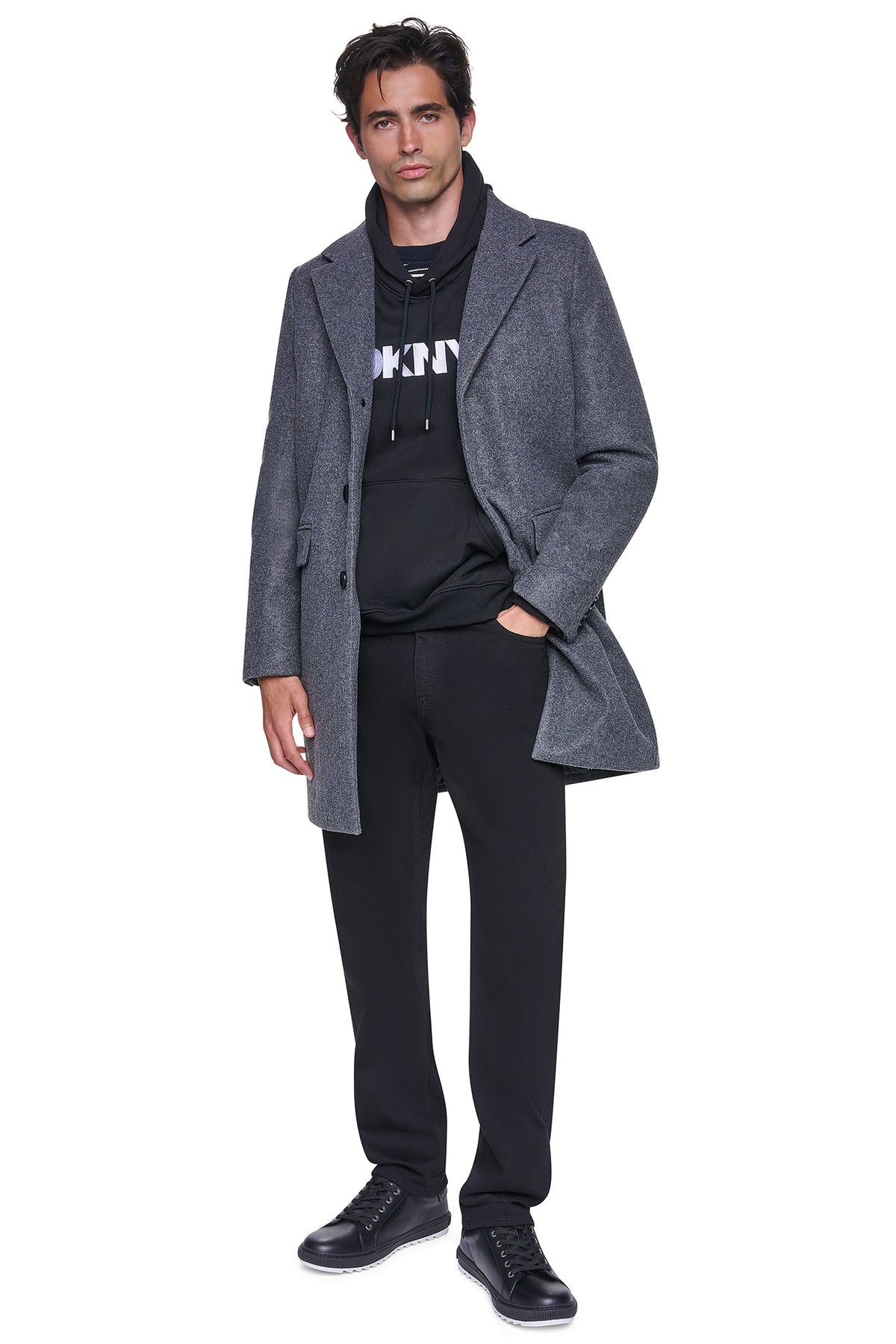 FAUX WOOL COAT