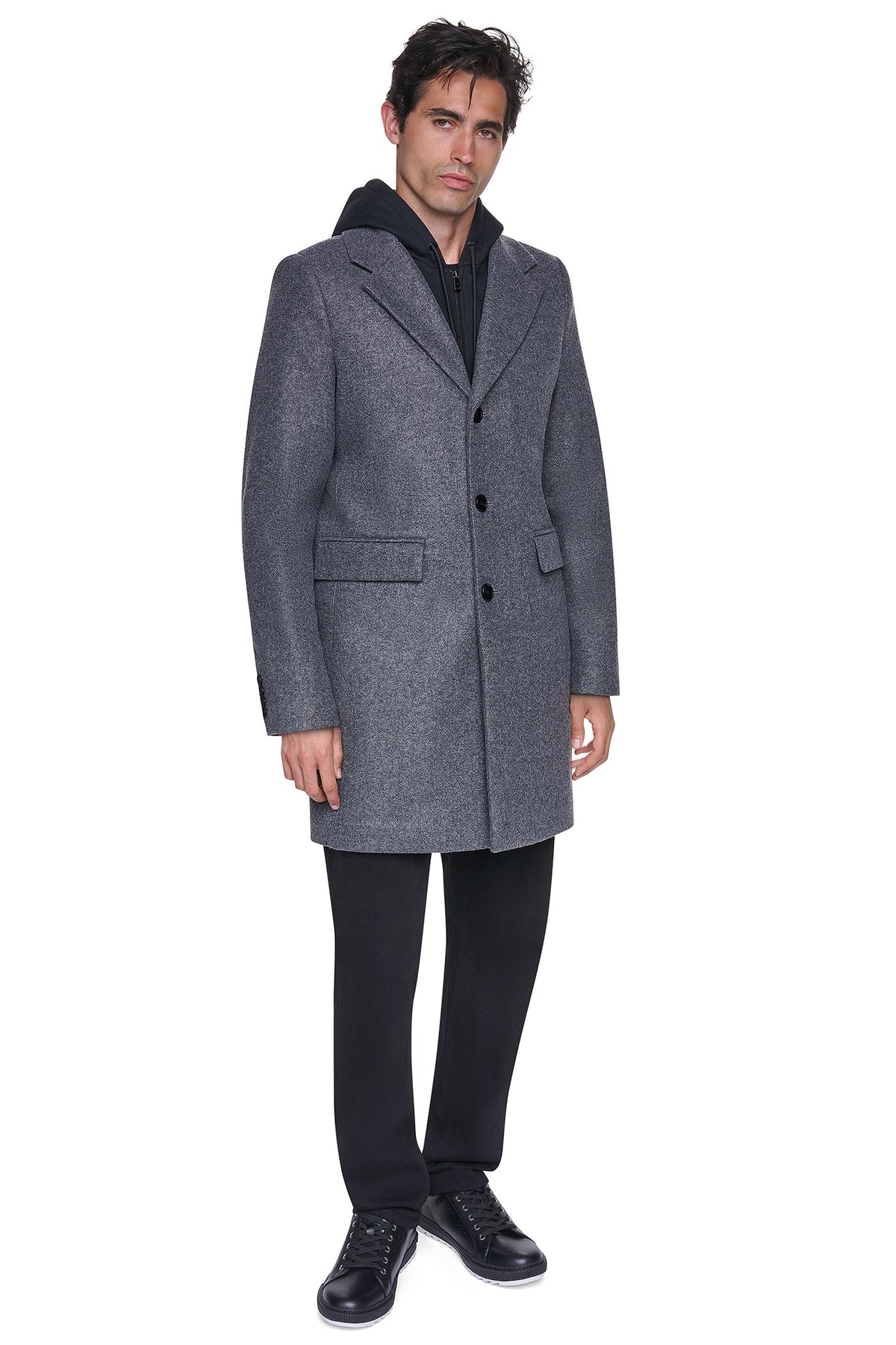 FAUX WOOL COAT