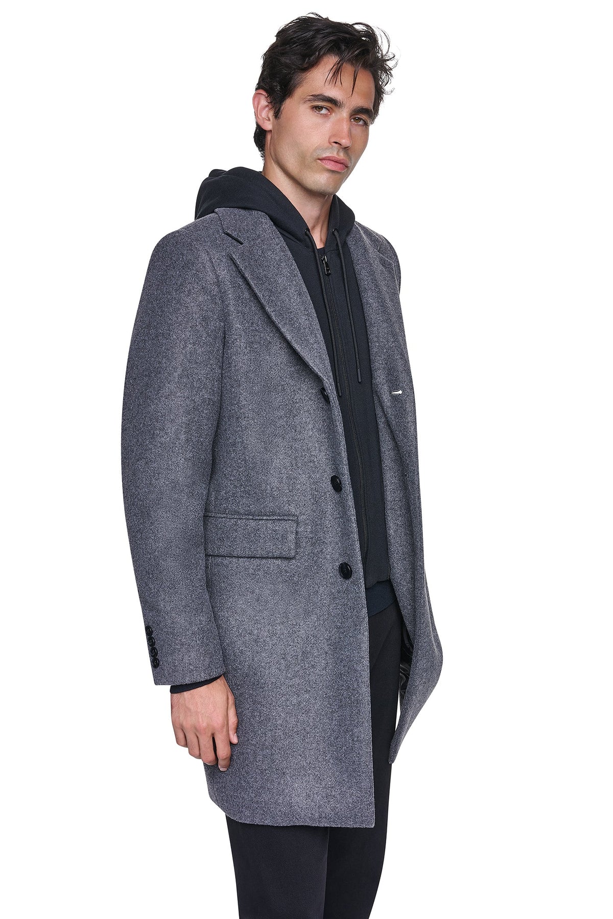 FAUX WOOL COAT