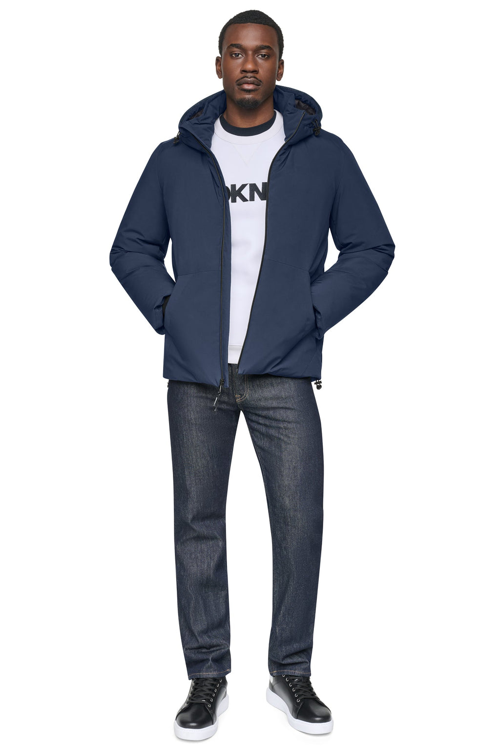 HOODED PUFFER JACKET