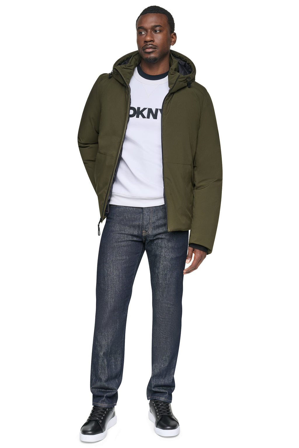 HOODED PUFFER JACKET