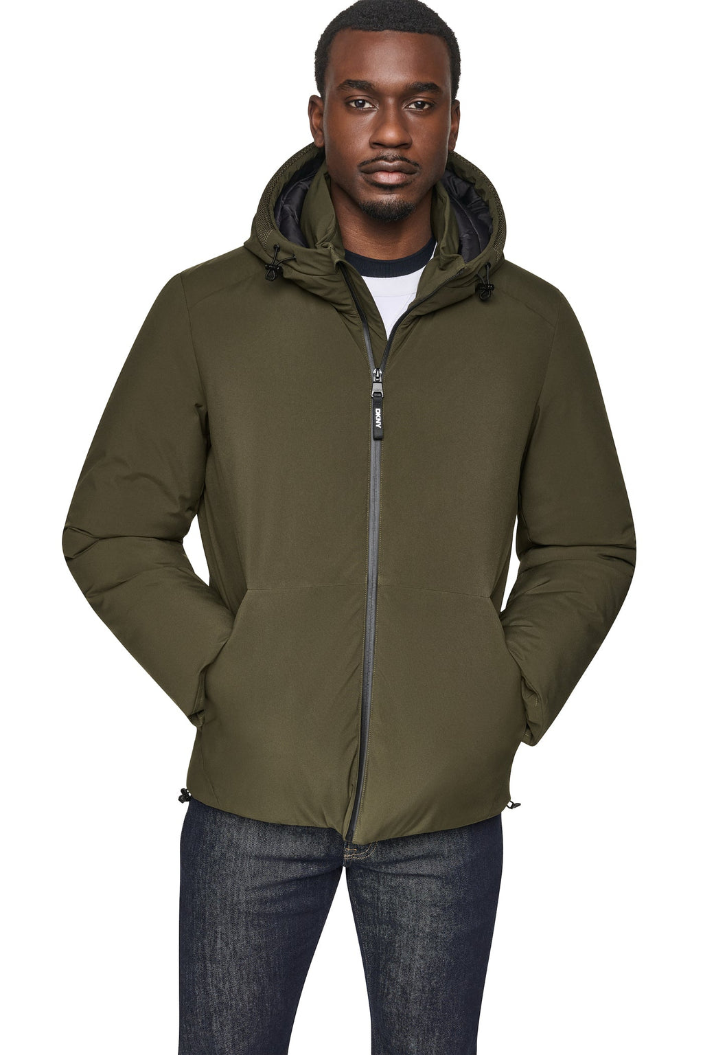 HOODED PUFFER JACKET
