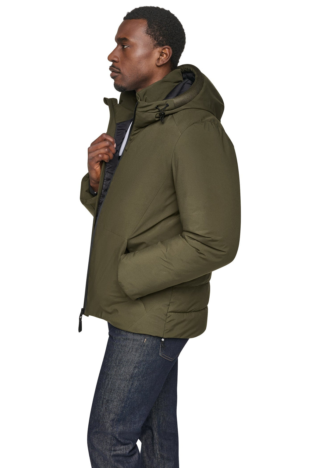 HOODED PUFFER JACKET