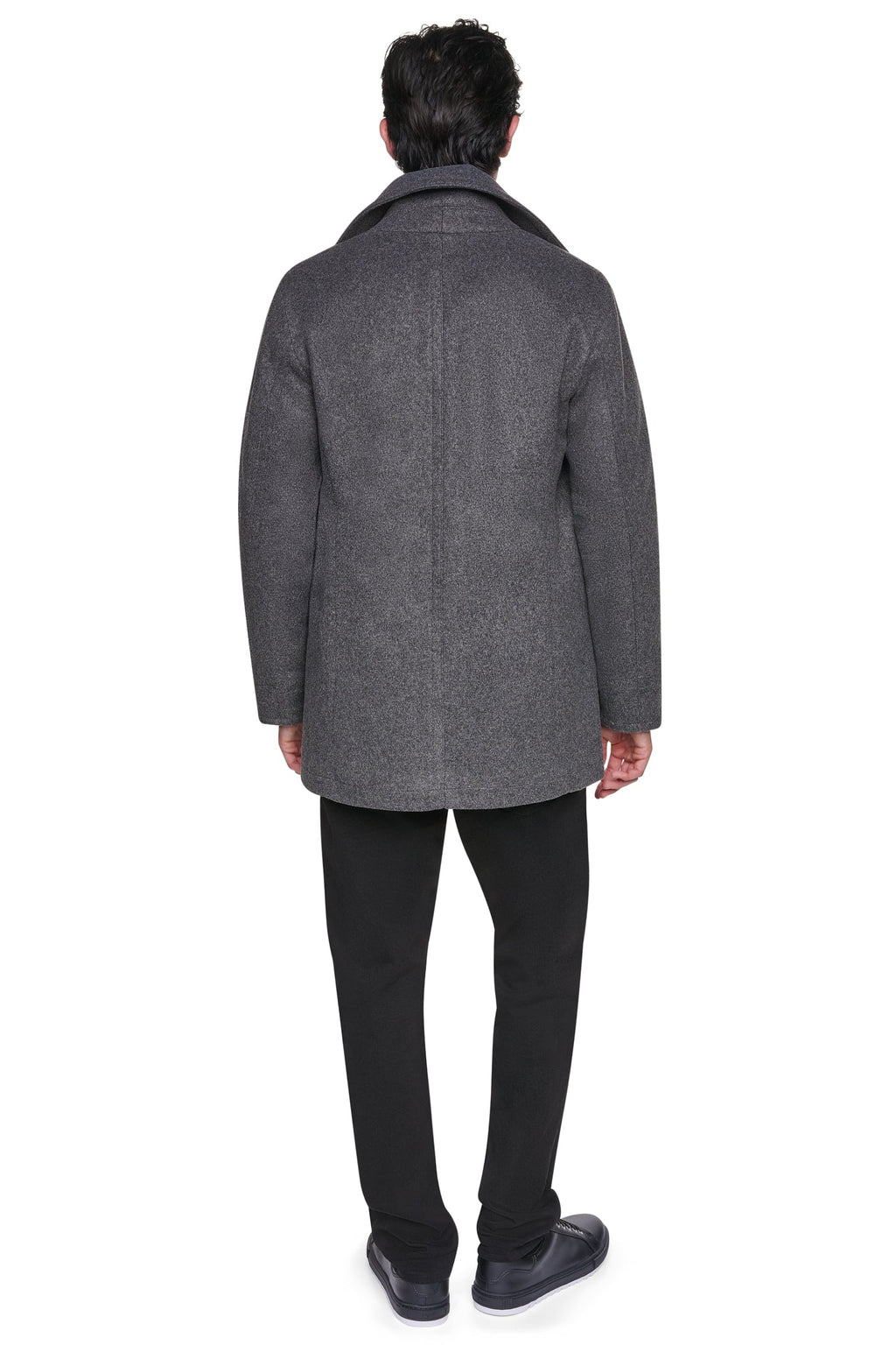 FAUX WOOL PEACOAT