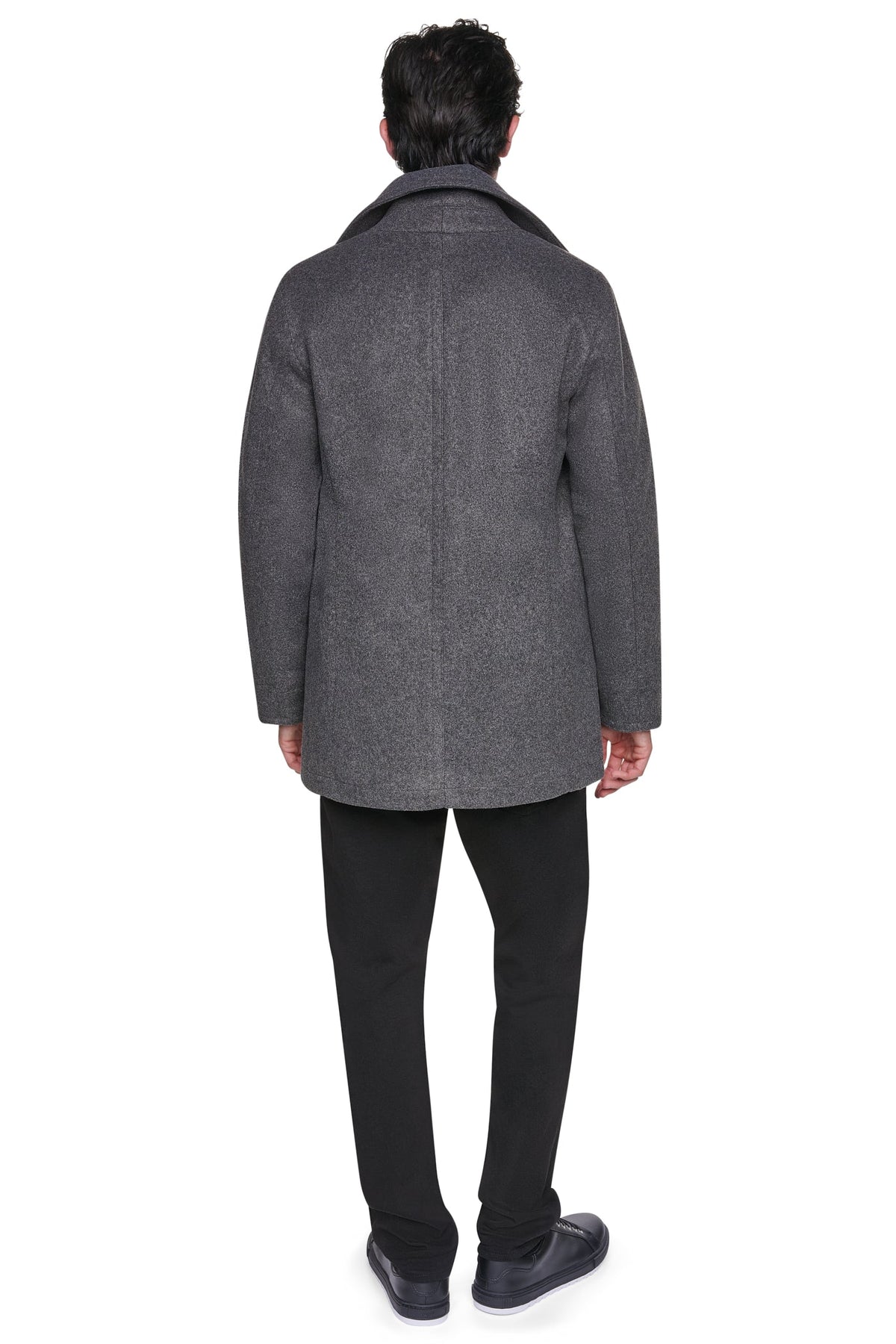 FAUX WOOL PEACOAT