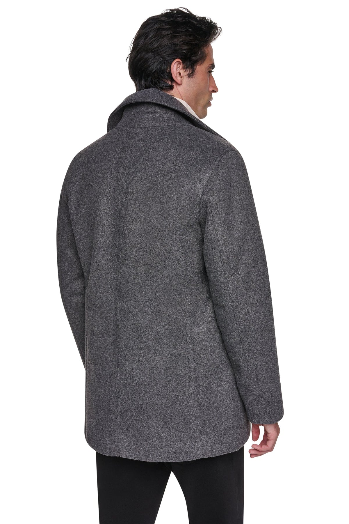FAUX WOOL PEACOAT