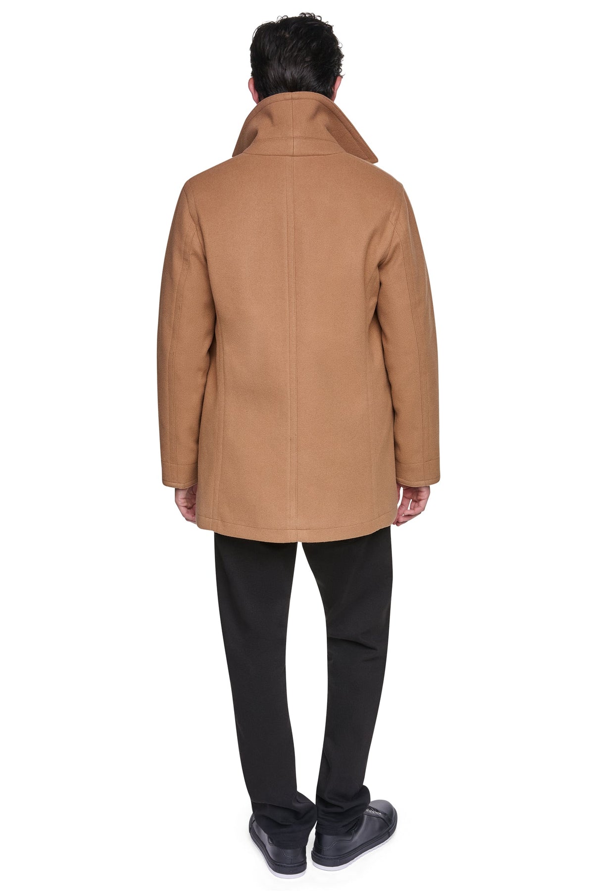 FAUX WOOL PEACOAT