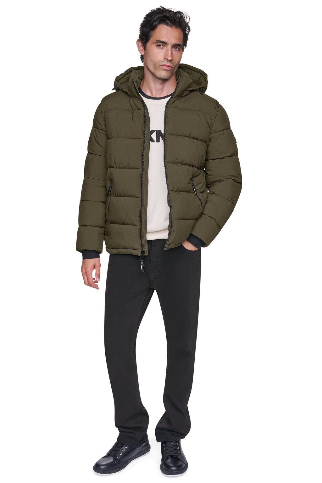 HEAVY WEIGHT HOODED PUFFER