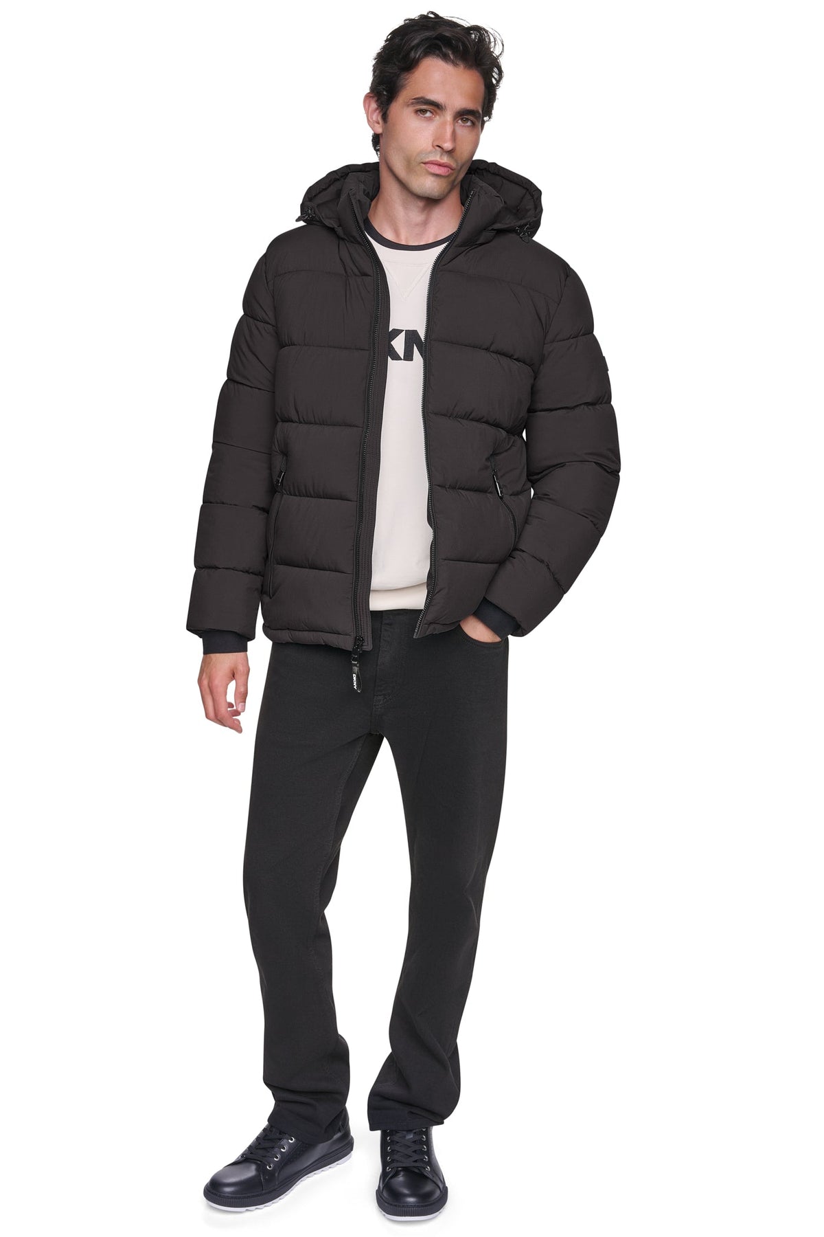 HEAVY WEIGHT HOODED PUFFER