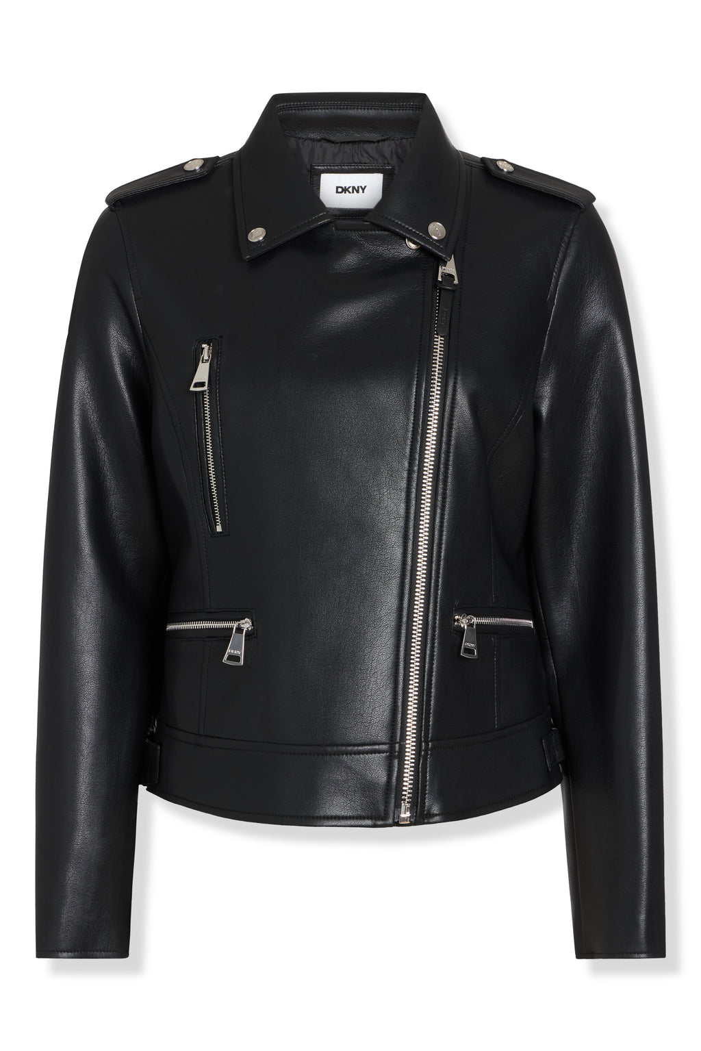 VEGAN LEATHER MOTO JACKET