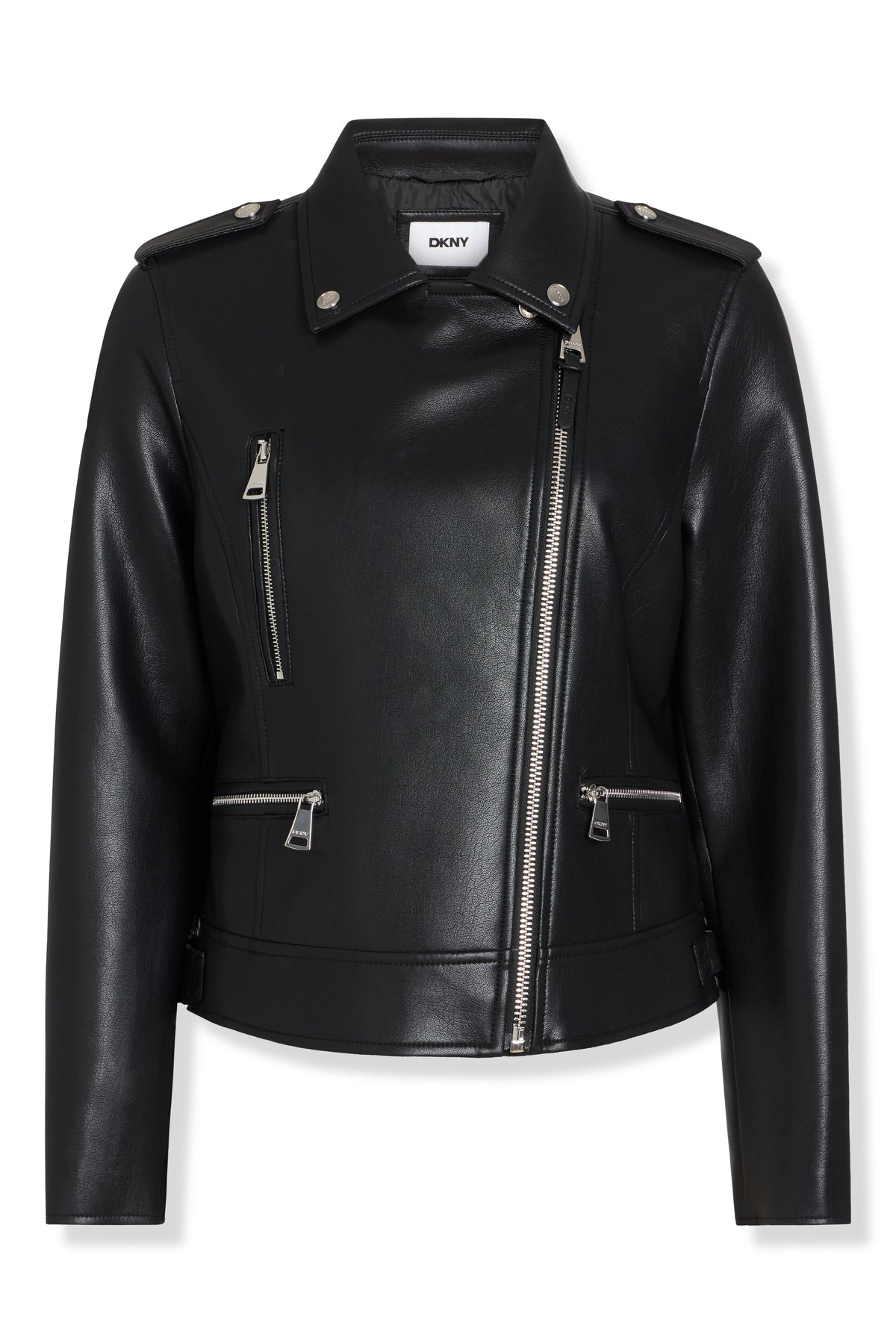VEGAN LEATHER MOTO JACKET