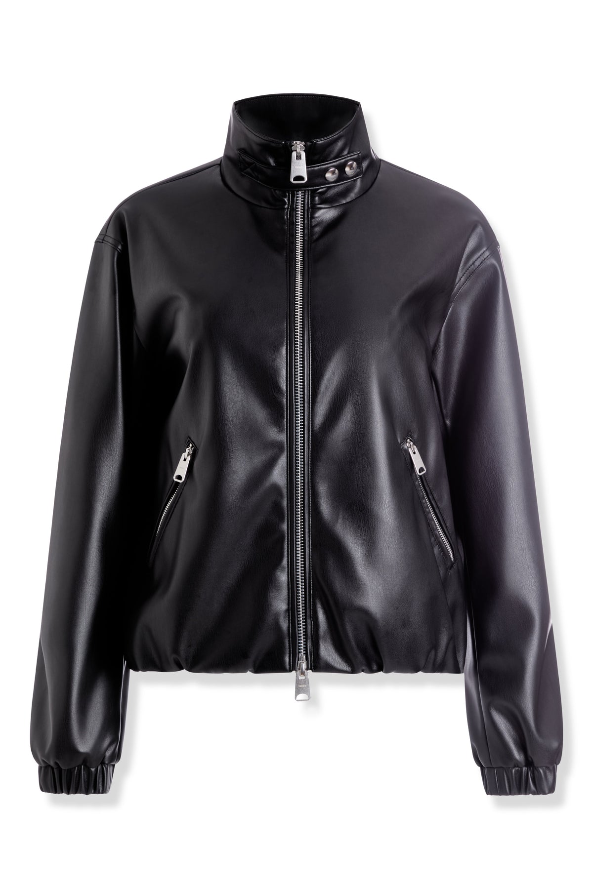 VEGAN LEATHER BOMBER