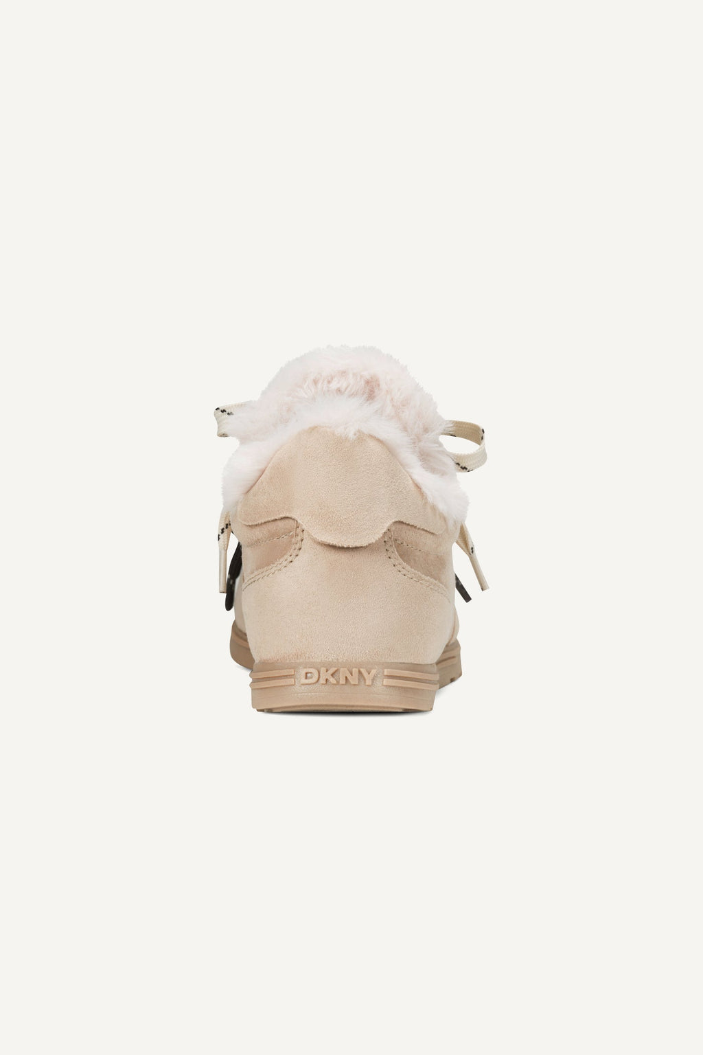 AMANDA FUR LACE-UP SNEAKER