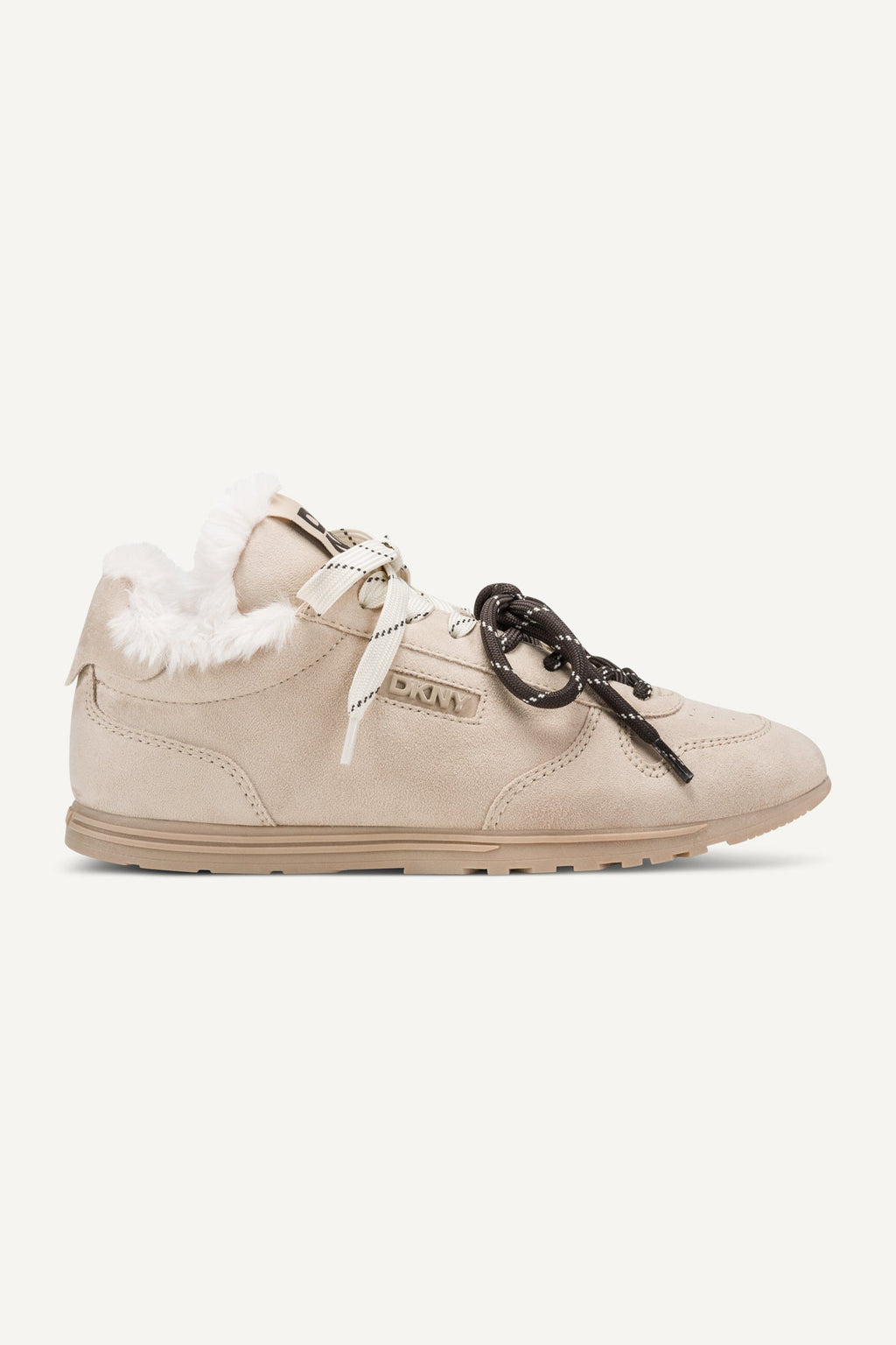 AMANDA FUR LACE-UP SNEAKER