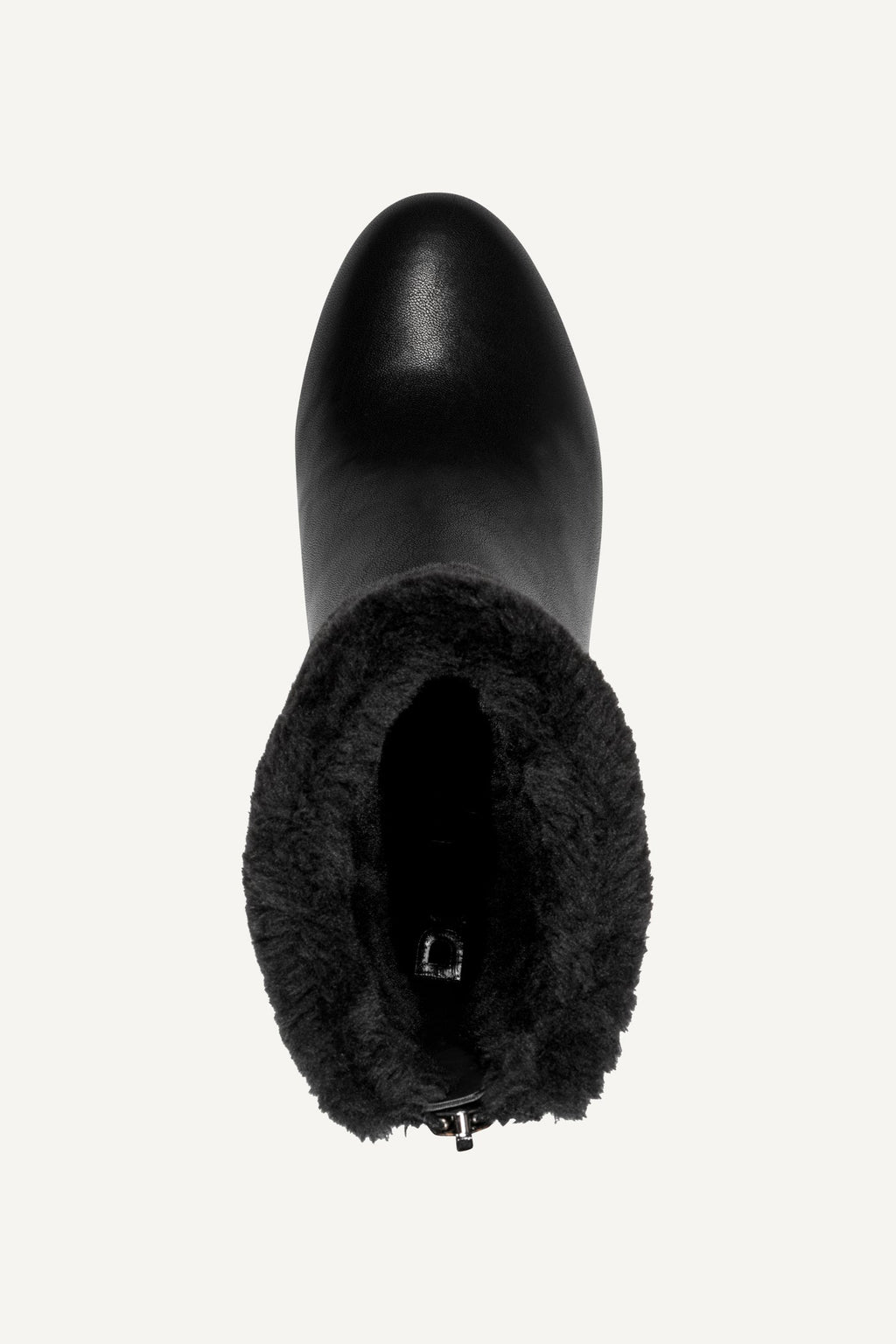 NADRA FAUX SHEARLING WEDGE BOOTIE