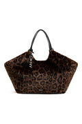 PAULA LARGE FAUX FUR TOTE