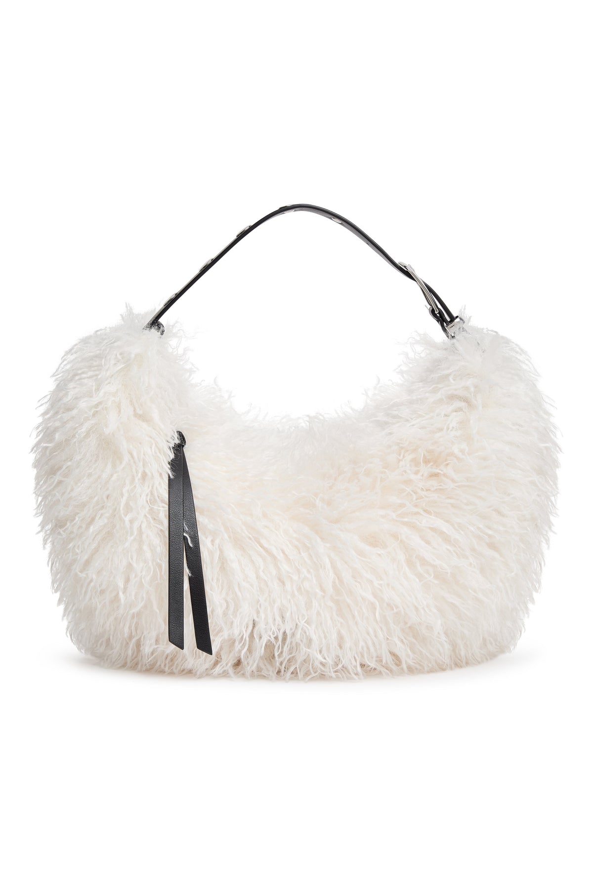 RANNA FAUX FUR SMALL HOBO BAG