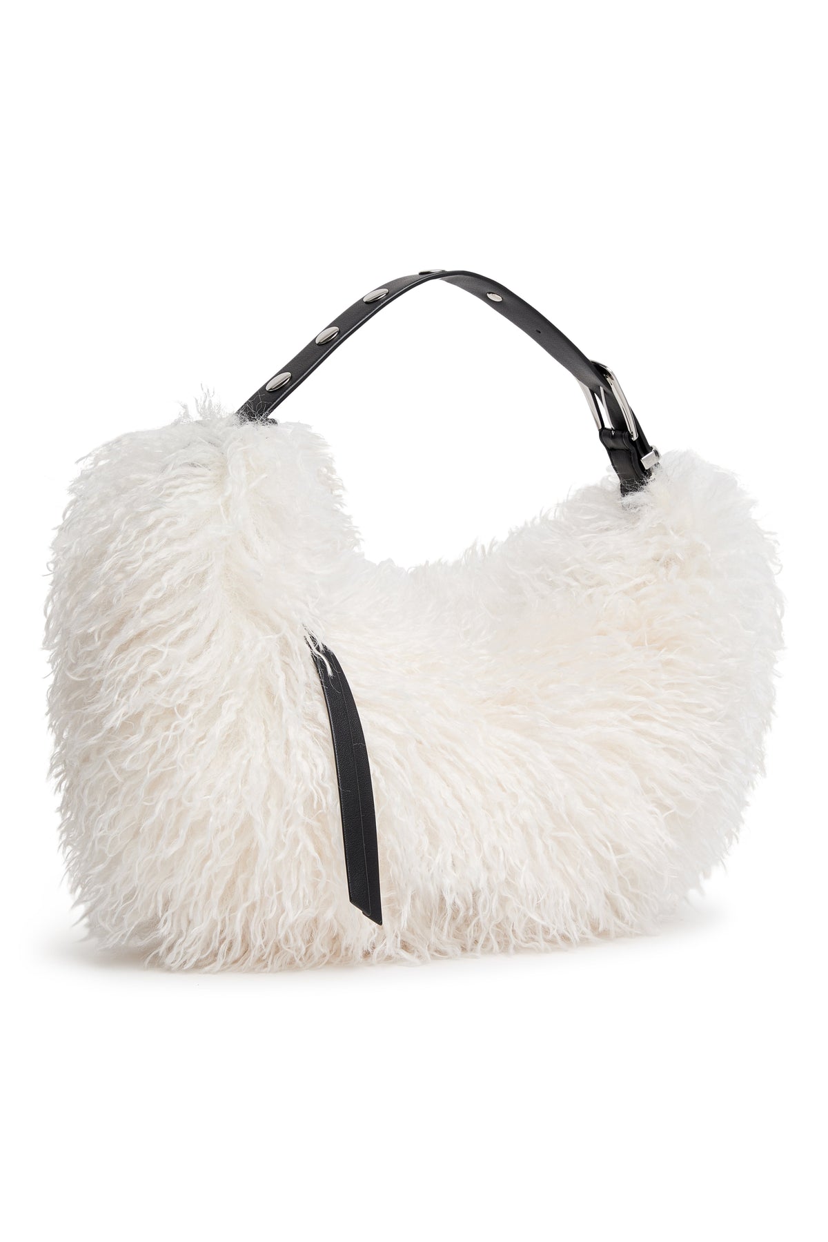 RANNA FAUX FUR LARGE HOBO BAG